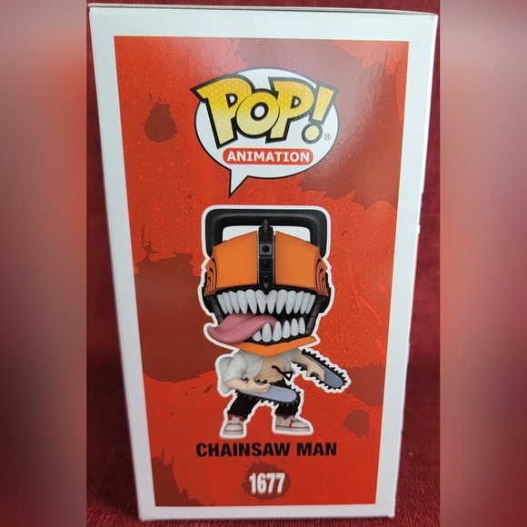 Chainsaw Man chase exclusive funko # 1677 (nib) With pop protector - Picture 5 of 6